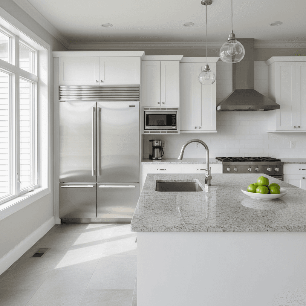 आधुनिक रसोई क्षेत्र